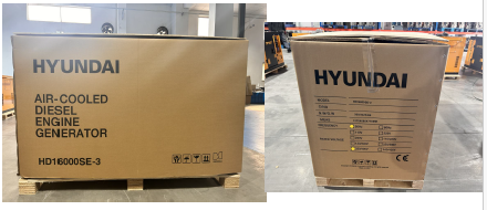 مولد كهربائي ديزل صامت 3فاز 12KVA من هيونداي Hyundai