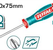 مفك براغي مصلب PH0x75mm توتال