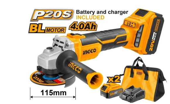 12-volt rechargeable drill with battery, blades and anchor from INGCO 