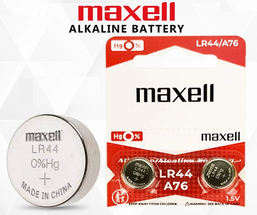 بطارية الكالاين عدد 2 LR44 - Maxell