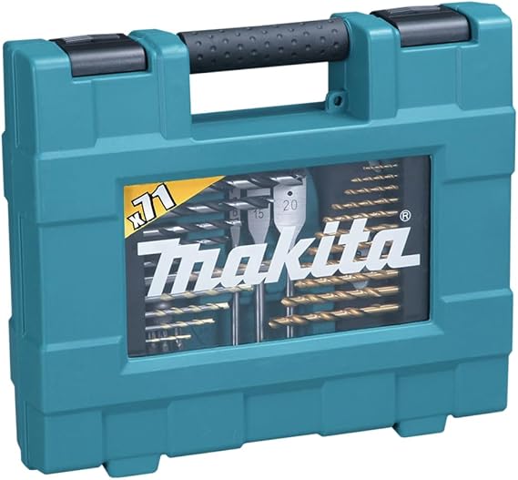 طقم راسات وريش وبكسات 71 قطعةD-37144 من ماكيتا MAKITA