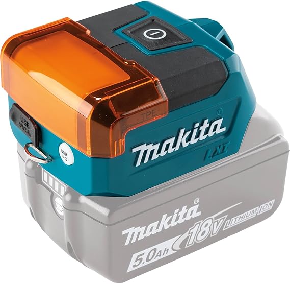 مصباح يدوd 18V LED صغير DML817 مع مدخل USB لشحن بدون بطاريةو شاحن من ماكيتا Makita