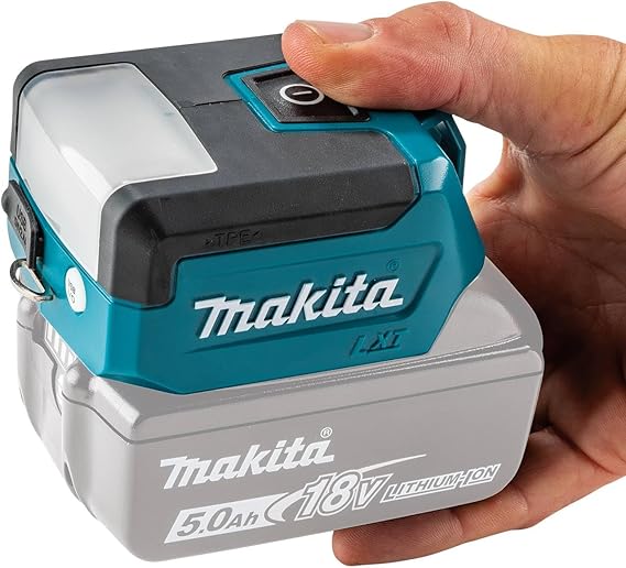 مصباح يدوd 18V LED صغير DML817 مع مدخل USB لشحن بدون بطاريةو شاحن من ماكيتا Makita