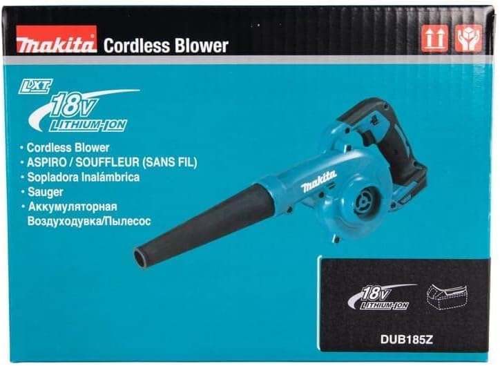 بلور سرعات شفط ومنفاخ DUB185Z شحن 18V بدون بطاريةوشاحن من ماكيتا Makita