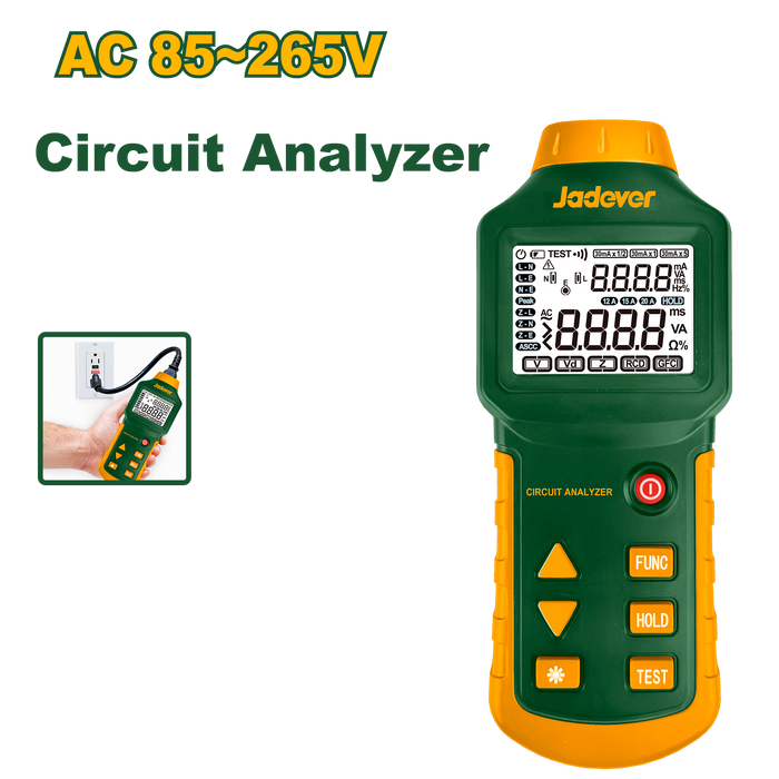 جهاز اختبار RCD/LOOP من جادايفر Jadever