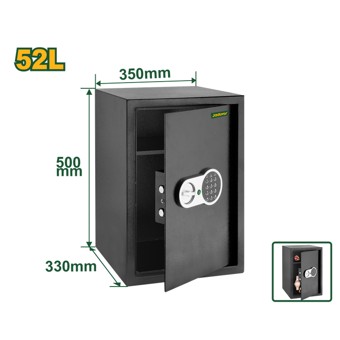 Electronic safe 52 liters (50x33x35) from JADEVER 