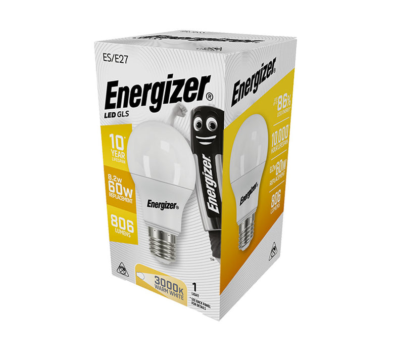 LED bulb, 9 watts, 27 cm, desert - Energizer 