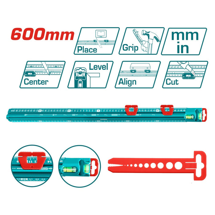 Total 60 cm ruler