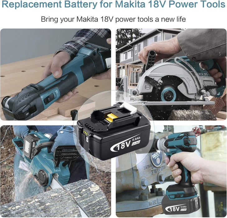 بطارية 18 فولت 6000 مللي أمبير BL1860 من ماكيتا Makita