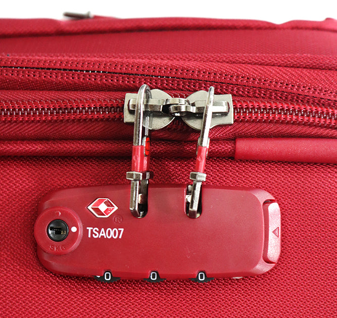 ARMN Leverage Set of 3 Luggage Bags - Red