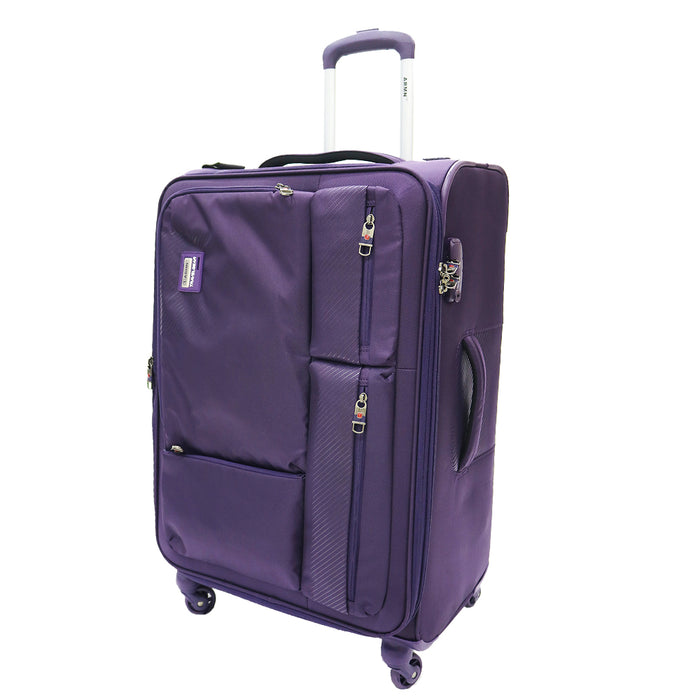 ARMN Leverage Set of 3 Luggage Bags - Purple