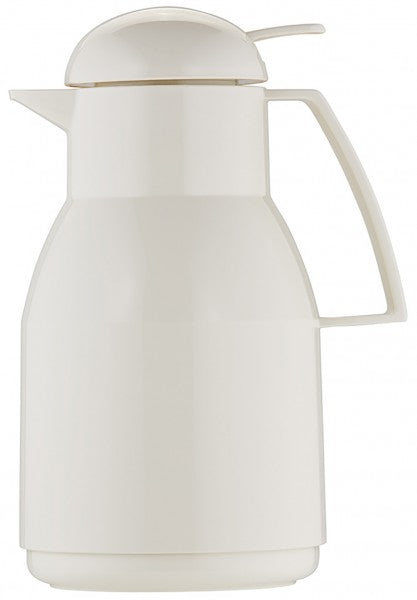 Helios brand Top Push 1L Vacuum Jug - White