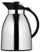 Helios brand Shiny 1L Push Vacuum Jug - Chrome & Black