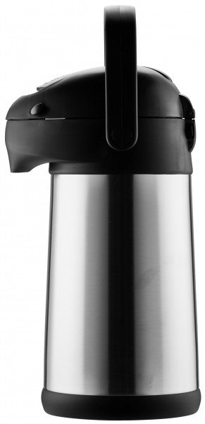 Helios brand Pire 2.5L Insulated Jug - Steel & Black