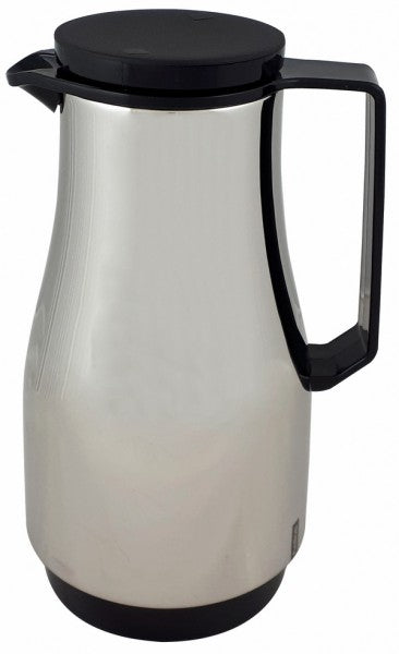 Helios Champion 1L Thermos - Steel and Black