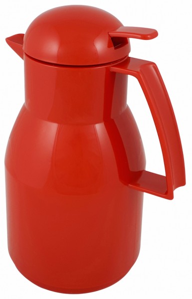 Helios Top Push 1L Thermos - Red