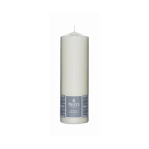 Price's Large Unscented Candle - Size 25*8 cm