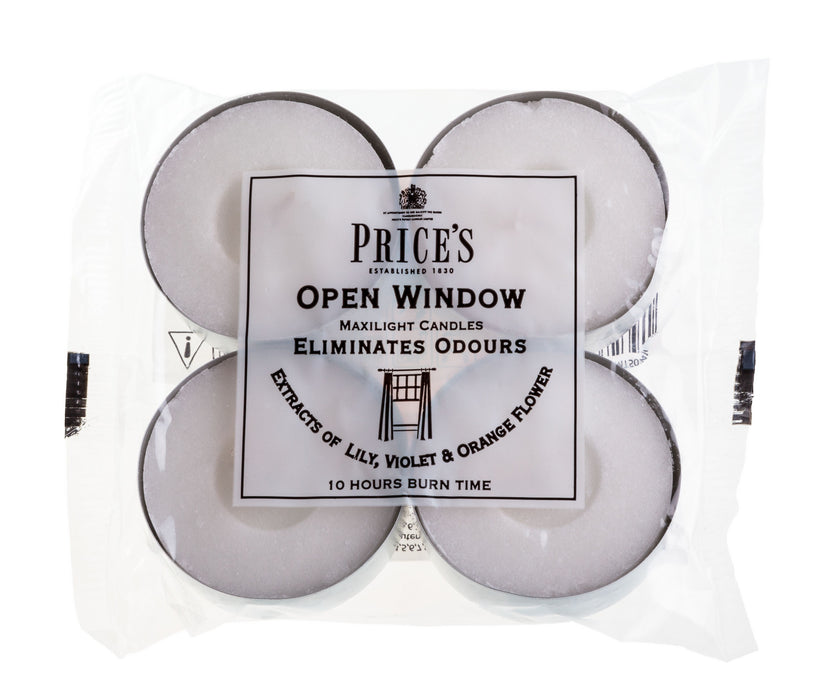 Price's brand Open Window 4-Piece Tealight Set