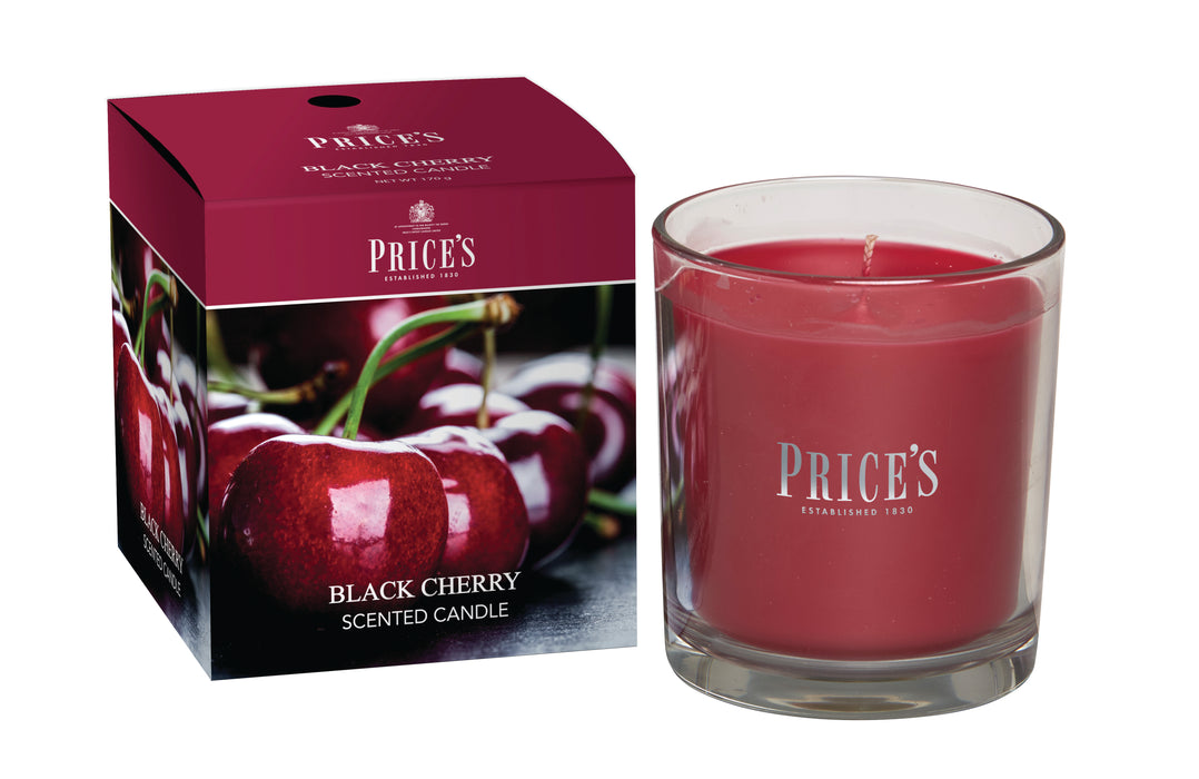 Price's brand Candle Jar - Black Cherry