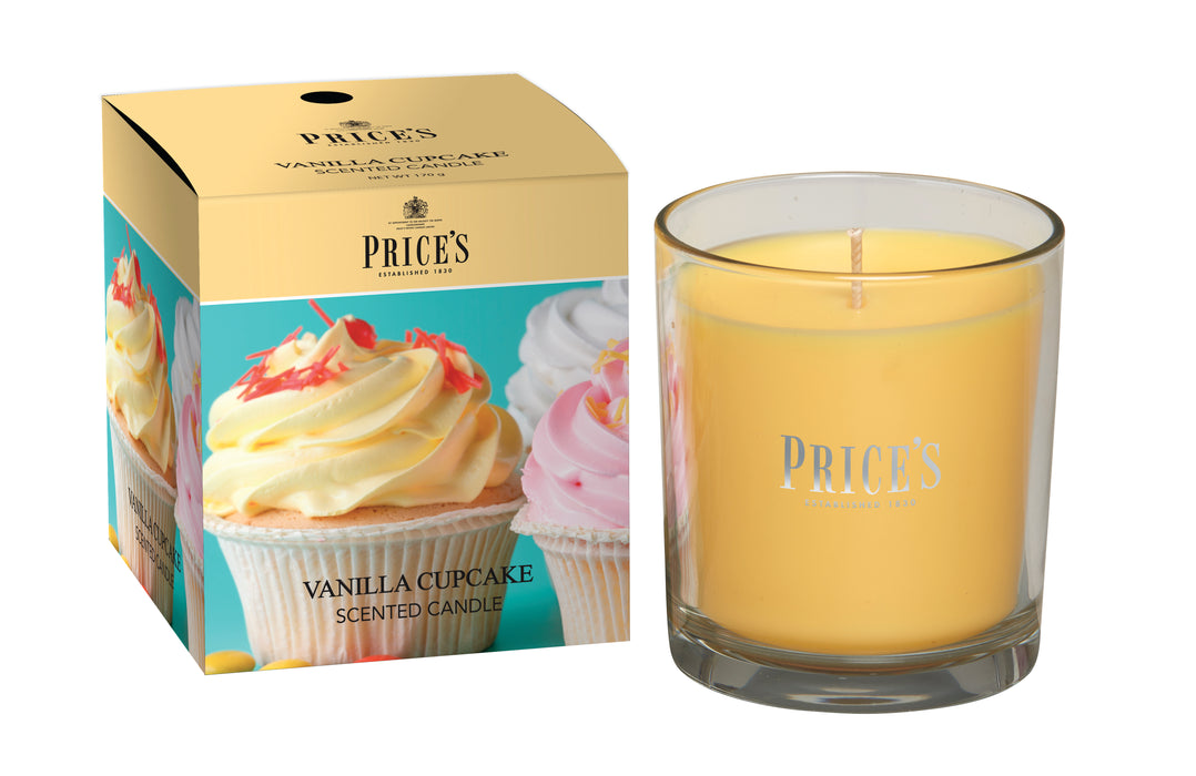 Price's brand Candle Jar - Vanilla Cupcake