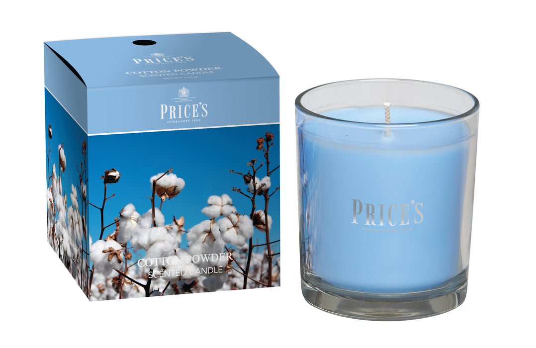 Price's brand Candle Jar - Cotton Powder