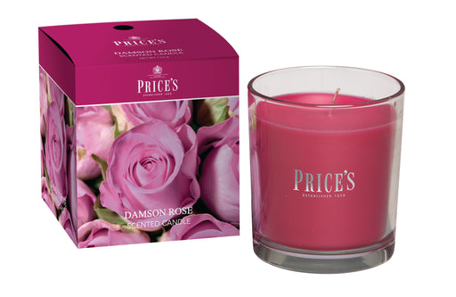 Price's brand Candle Jar - Damson Rose