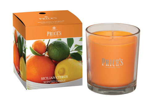 Price's brand Candle Jar - Sicilian Citrus