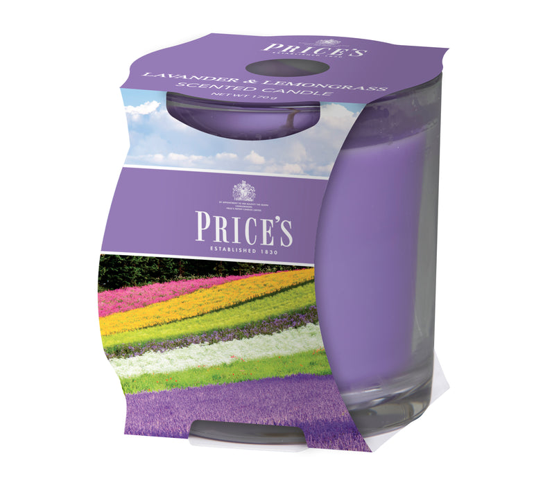 Price's brand Candle Cluster - Lavender & Lemongrass