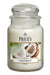 Price's brand Large Candle Jar with Lid - Coconut