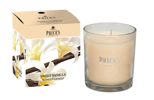 Price's brand Candle Jar - Sweet Vanilla