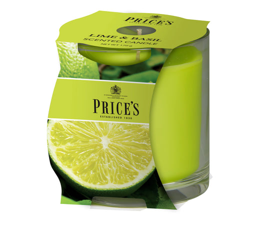 Price's brand Candle Cluster - Lime & Basil