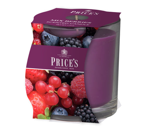 Price's brand Candle Cluster - Mixed Berries