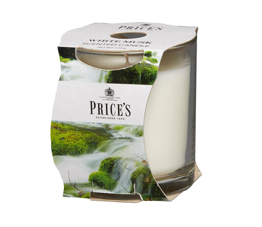 Price's brand Candle Cluster - White Musk