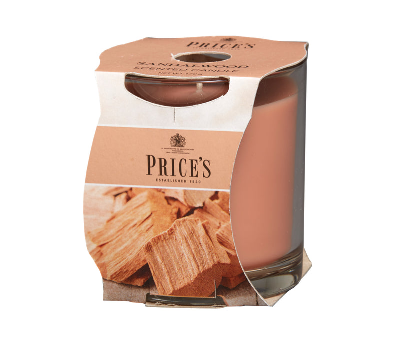 Price's brand Candle Cluster - Sandalwood