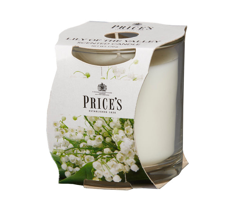 Price's brand Candle Cluster - Lily of the Valley