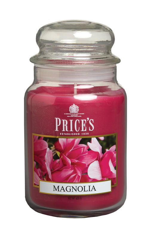 Price's brand Large Candle Jar with Lid - Magnolia