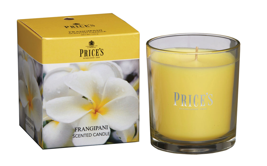 Price's brand Candle Jar - Frangipani