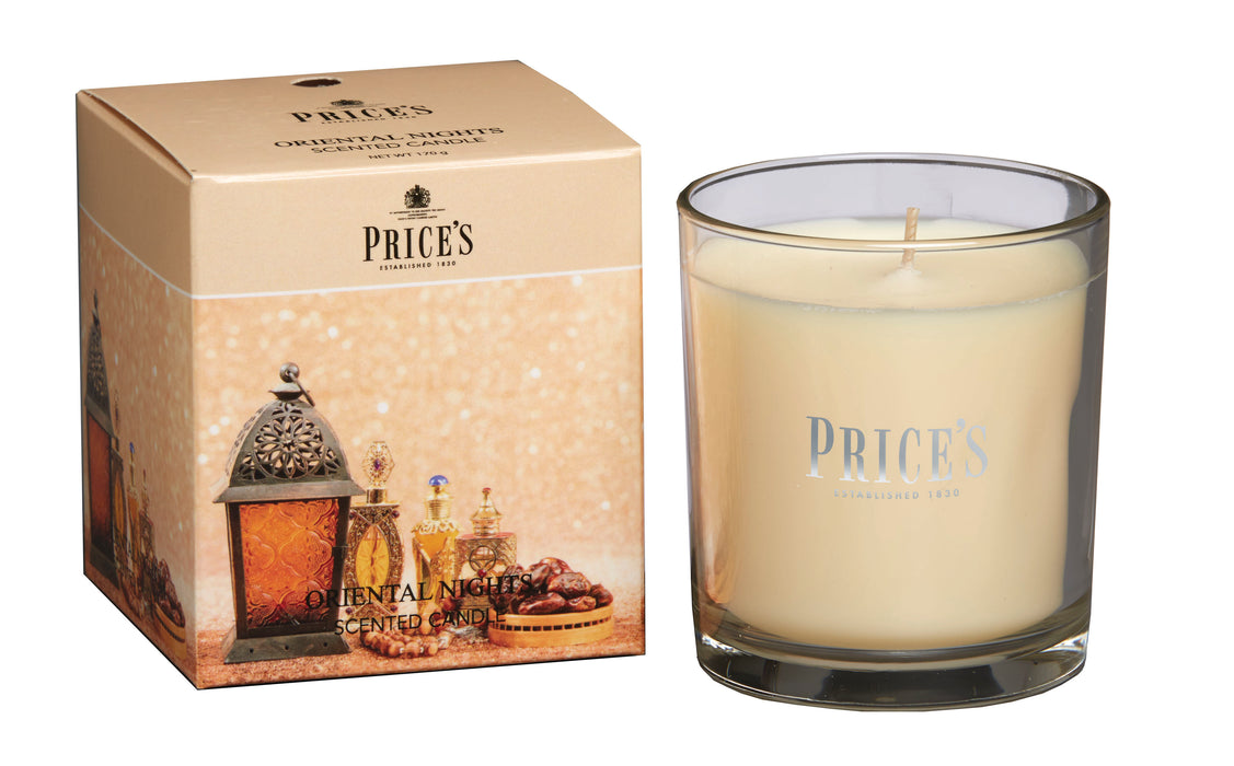 Price's brand Candle Jar - Oriental Nights