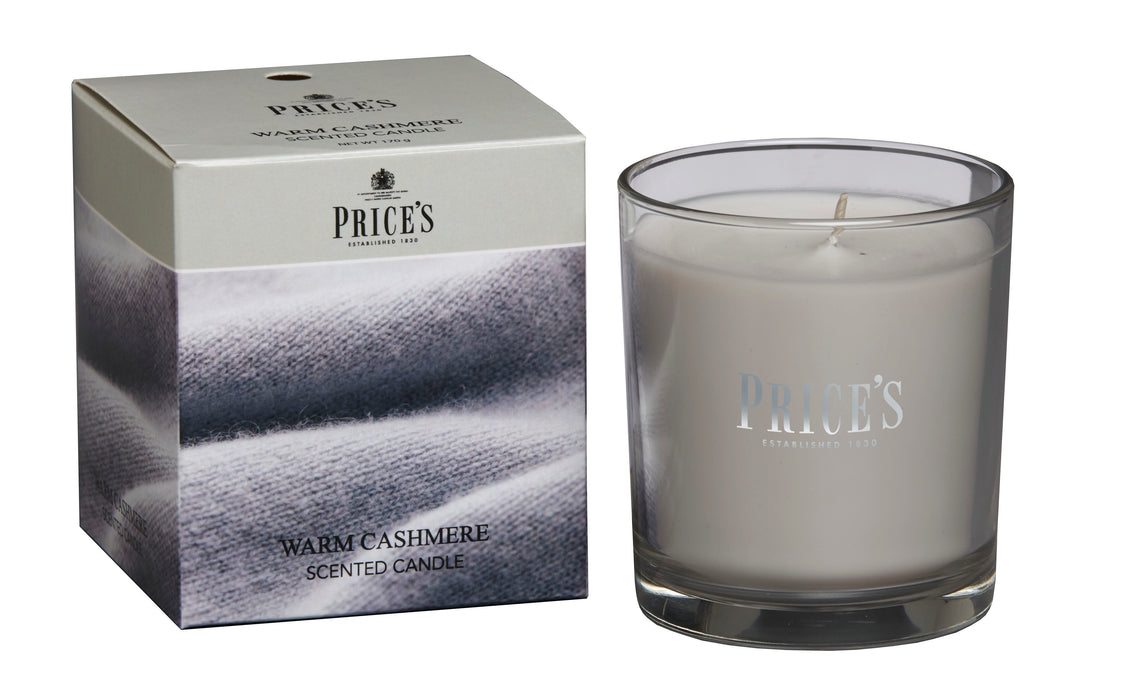 Price's brand Candle Jar - Warm Cashmere