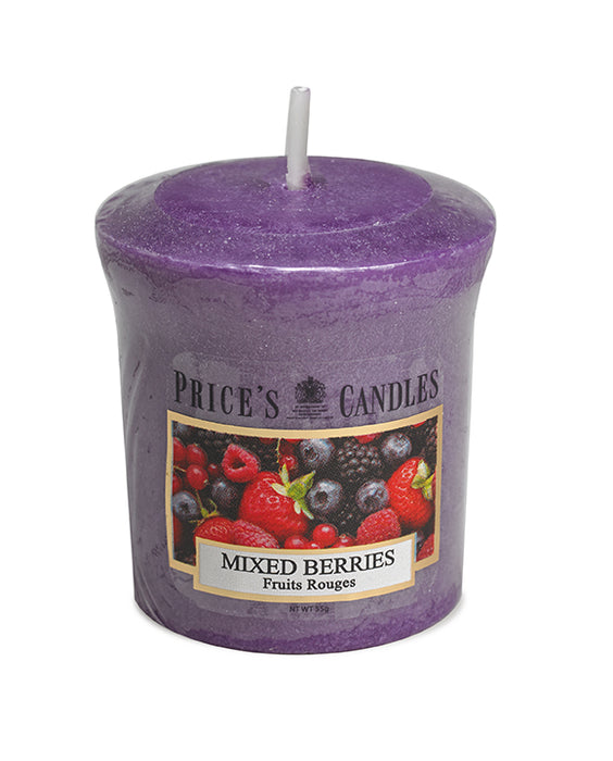 Price's brand Votive Candle - Mixed Berries