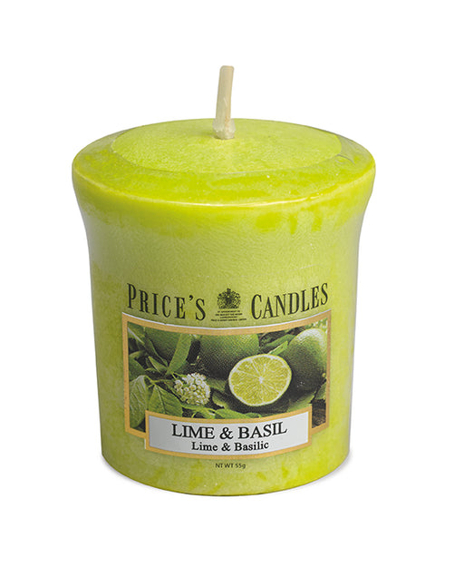 Price's brand Votive Candle - Lime & Basil