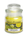 Price's brand Medium Candle Jar with Lid - Lime & Basil