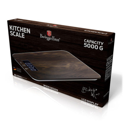 Berlinger Haus 5kg Electronic Kitchen Scale - Original-Wood