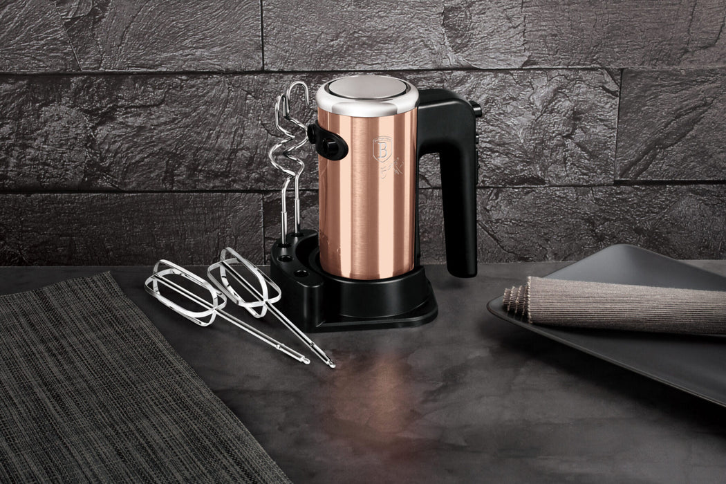 Berlinger Haus brand Hand Mixer and Stand - Rose Gold