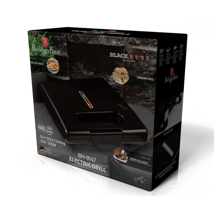 Berlinger Haus Electric Grill - Black-Rose