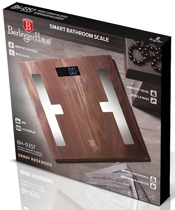 Berlinger Haus Weight and Fat Scale - Brown