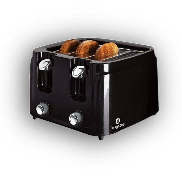 Berlinger Haus 4-Slot Toaster - Black-Silver