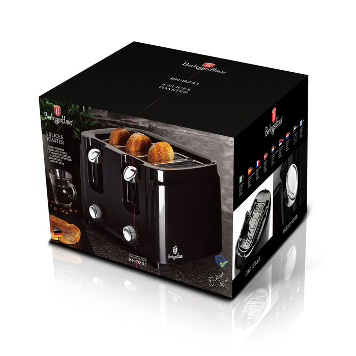 Berlinger Haus 4-Slot Toaster - Black-Silver