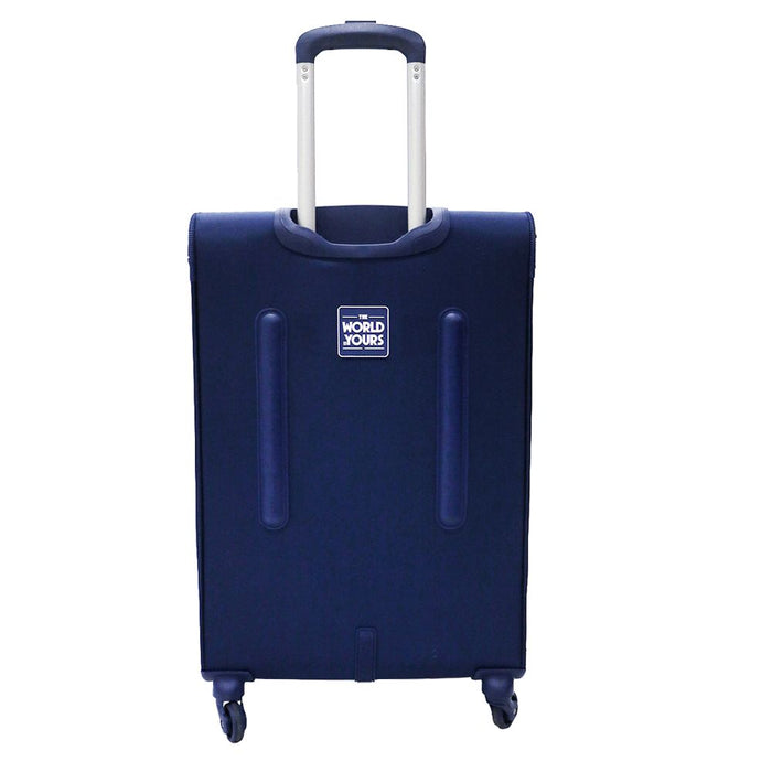 ARMN Flexis 20 Inch Canvas Luggage - Navy