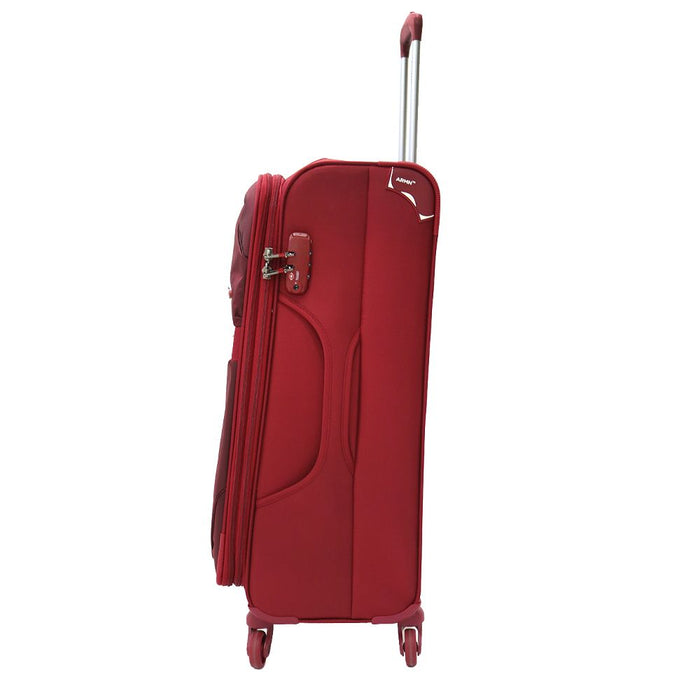 ARMN Flexis 20 Inch Canvas Luggage - Red